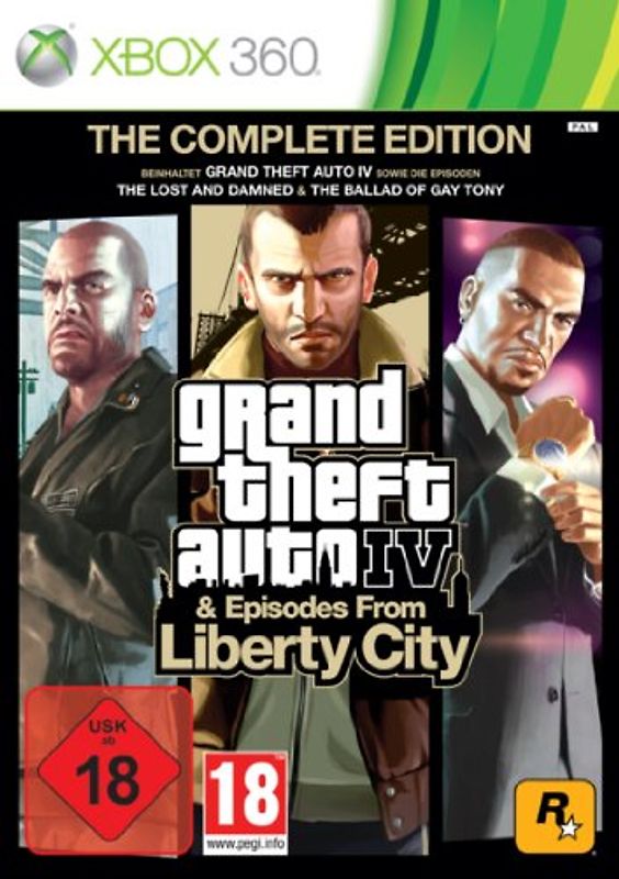 Grand Theft Auto IV & Episodes from Liberty City [The Complete Edition, Internationale Version] Xbox 360