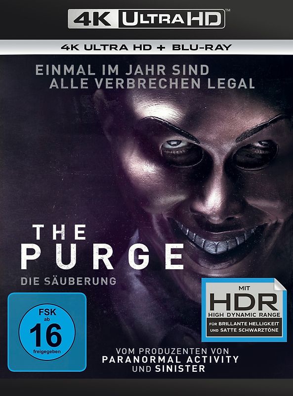 The Purge - Die Säuberung [inkl. Blu-ray] 4K Ultra HD Blu-ray