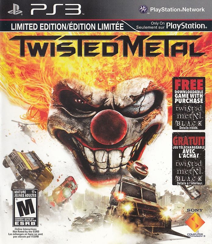 Twisted Metal [Limited Edition, Uncut, US Import] PlayStation 3