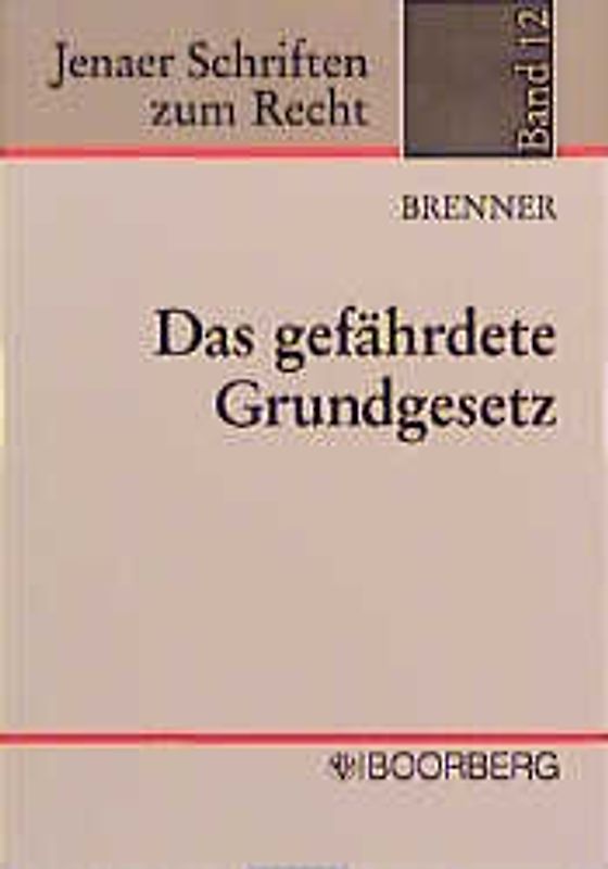 Das gefährdete Grundgesetz