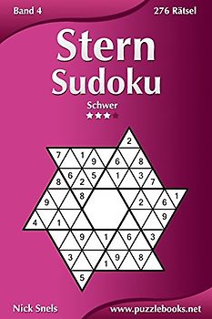 Stern Sudoku - Schwer - Band 4 - 276 Rätsel