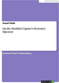 On the Modified Caputo’s Derivative Operator