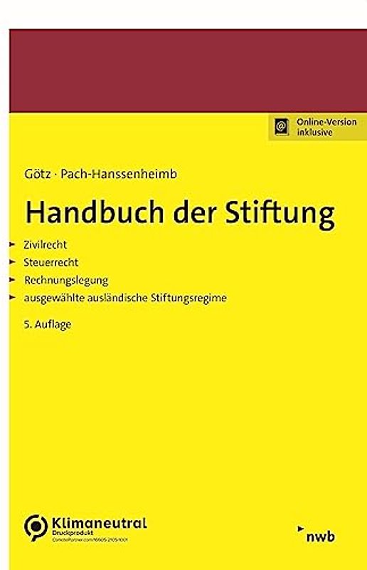 Handbuch der Stiftung