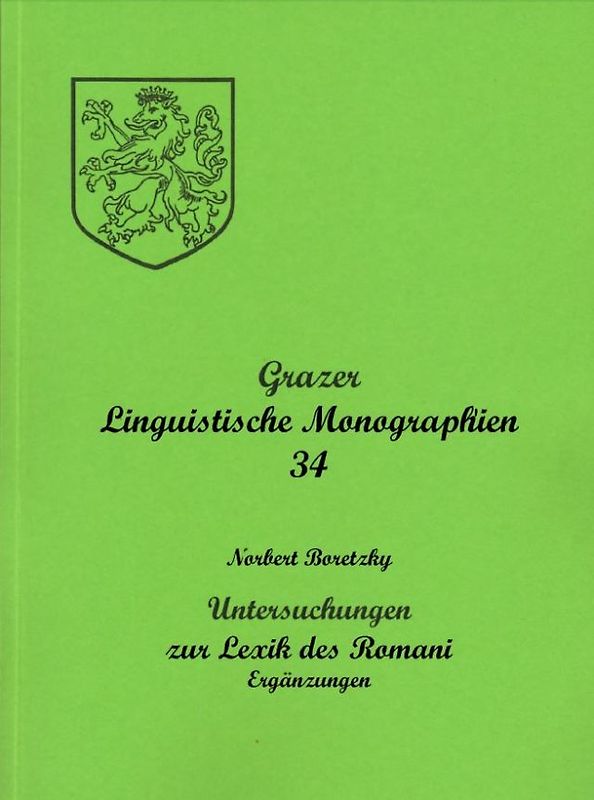 Grazer Linguistische Monographien 34