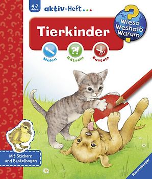 Wieso? Weshalb? Warum? aktiv-Heft - Tierkinder