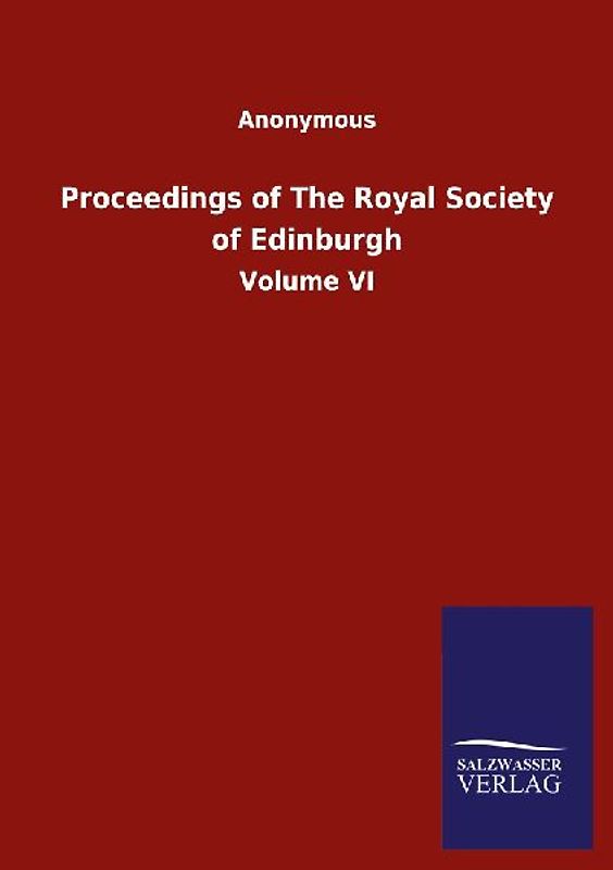 Proceedings of The Royal Society of Edinburgh