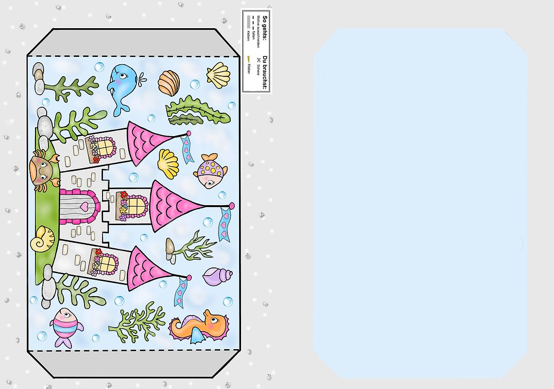 Das Ausschneide-Bastelbuch – Magische Meerjungfrauen