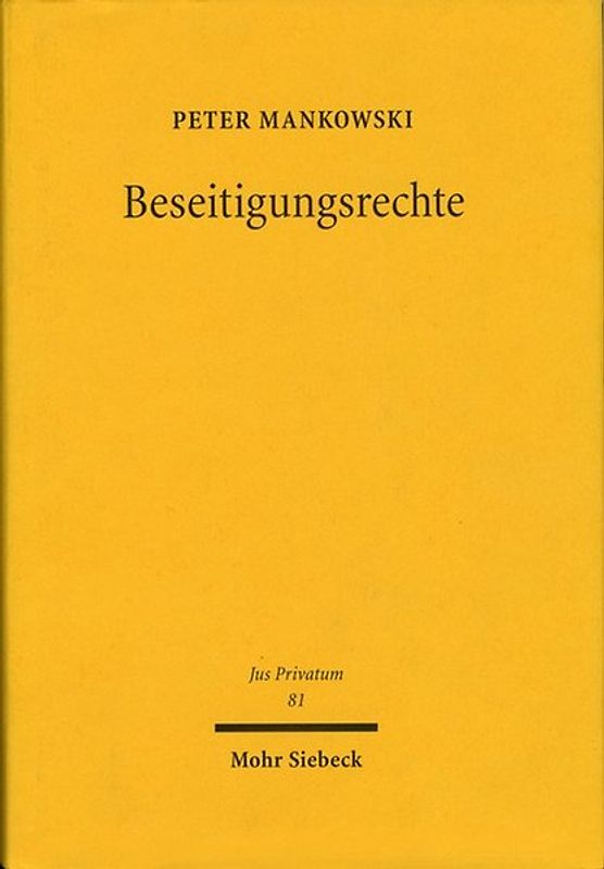 Beseitigungsrechte