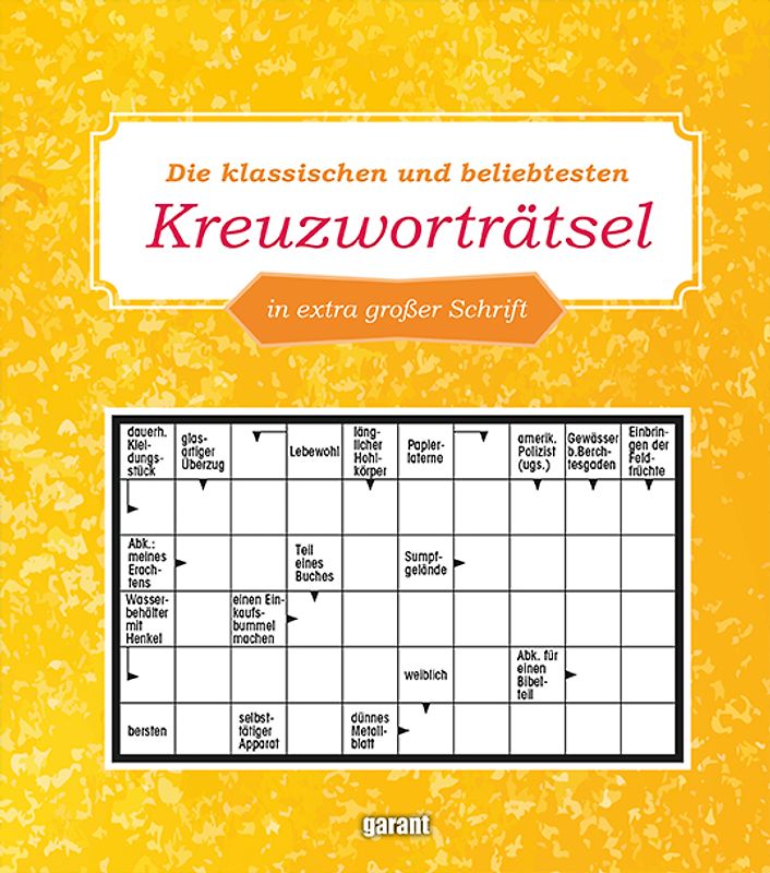 Kreuzworträtsel in Großschrift 4