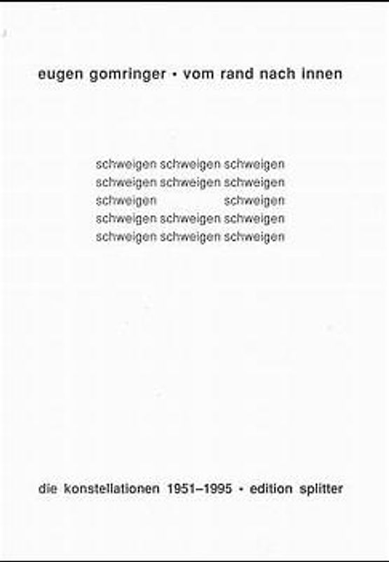 Vom Rand nach innen, Gesamtwerk Band I.