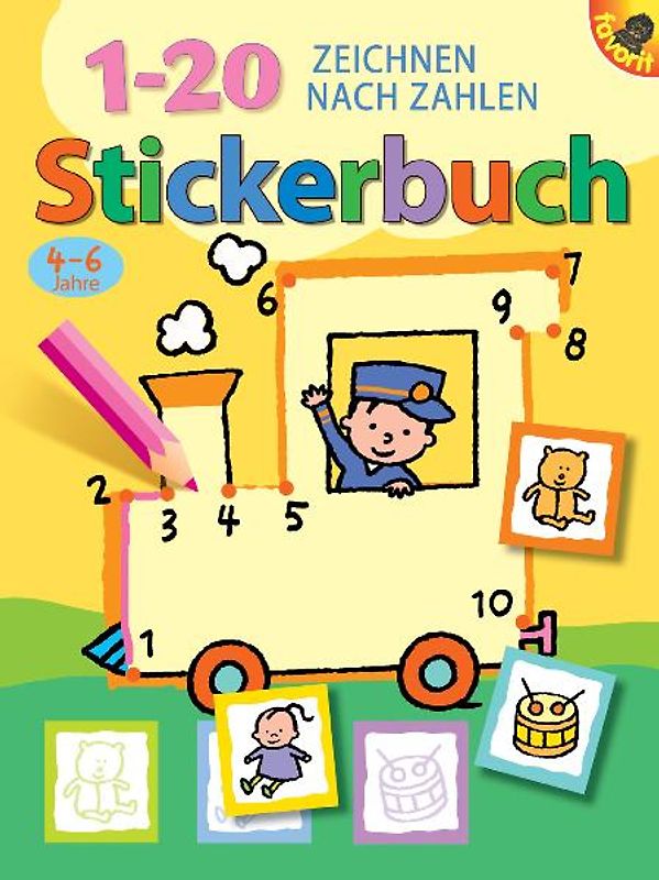 Zeichnen nach Zahlen von 1-20