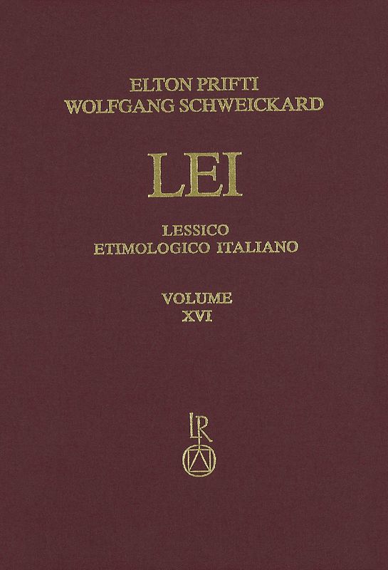 Lessico Etimologico Italiano. Band 16 (XVI)