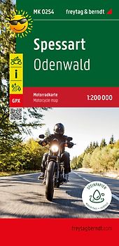 freytag & berndt Motorradkarte Spessart 1:200.000