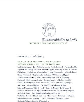 Wissenschaftskolleg zu Berlin /Institute for Advanced Study / Wissenschaftskolleg zu Berlin / Institute for Advanced Study