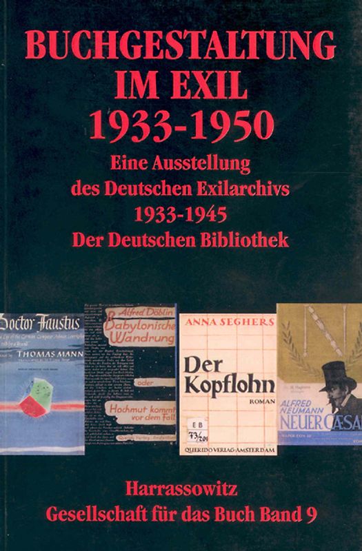 Buchgestaltung im Exil 1933-1950
