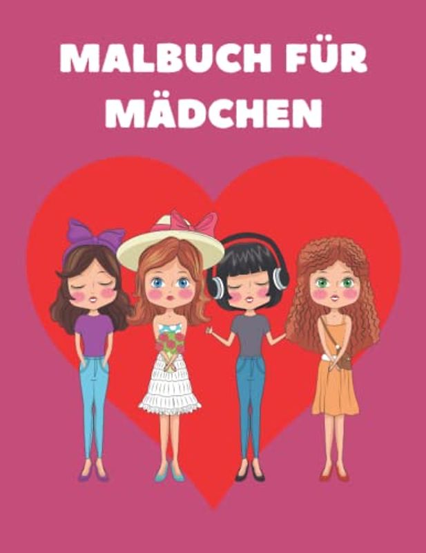 Malbuch für Mädchen: süßes Malbuch für kinder, Teens und Tweens