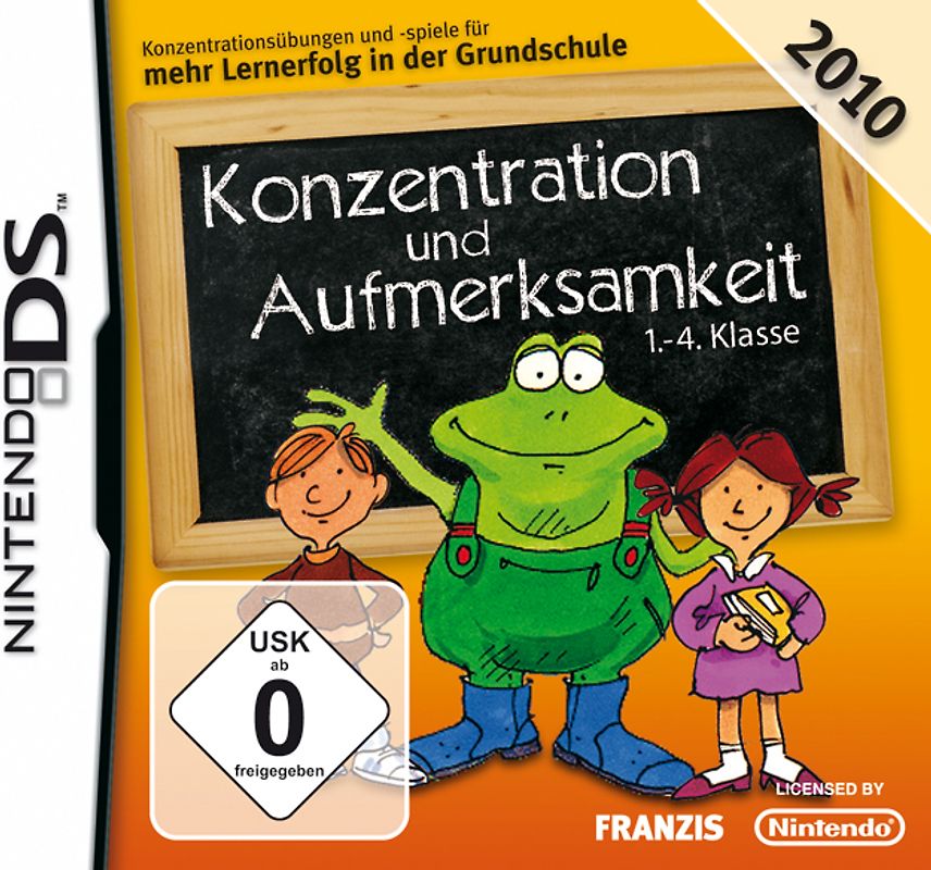 Konzentration und Aufmerksamkeit 1.-4.Klasse Nintendo DS