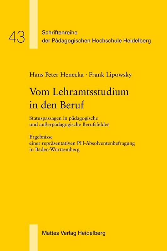 Vom Lehramtsstudium in den Beruf