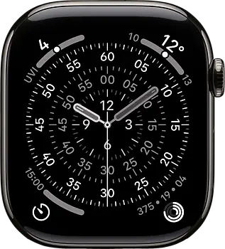 Apple Watch Series 11 46 mm titanium kast schiefer [wifi + cellular]