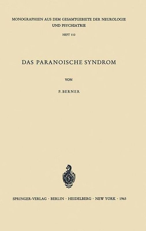 Das Paranoische Syndrom