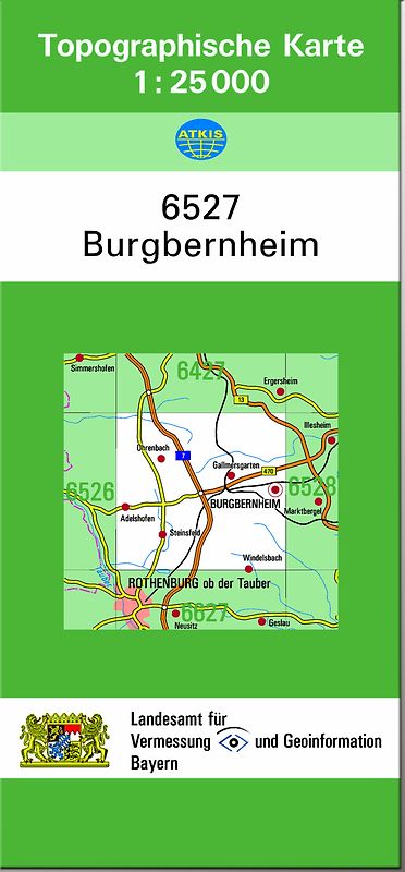 TK25 6527 Burgbernheim