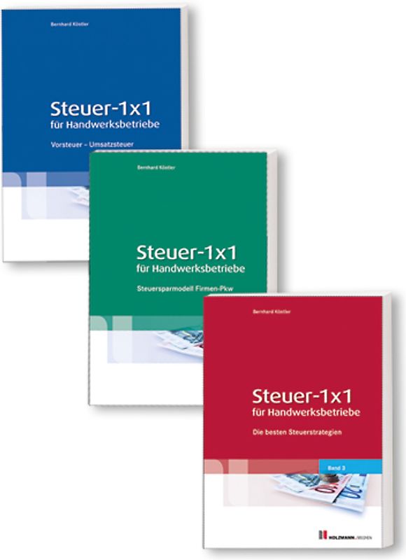 Steuer 1 x 1 für Handwerksbetriebe Band 1 - 3