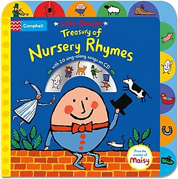 Lucy Cousins Treasury of Nursery Rhymes Book and CD: With 20 sing-along Songs on CD