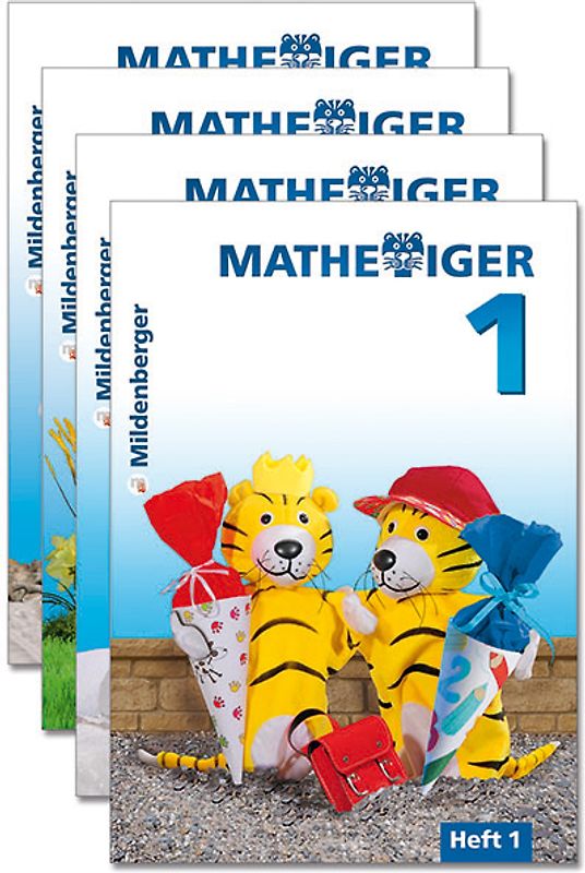Mathetiger 1 Jahreszeiten-Hefte, Klasse 1. 4 Hefte