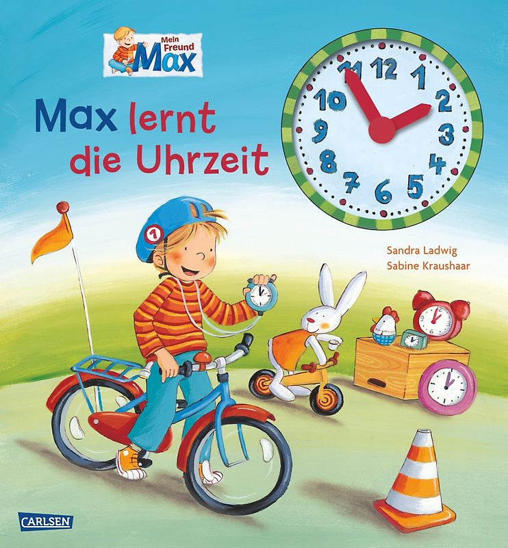 Max-Bilderbücher: Max lernt die Uhrzeit
