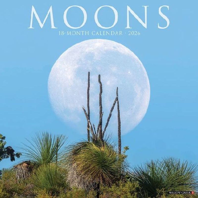 Moons 2026 12 X 12 Wall Calendar