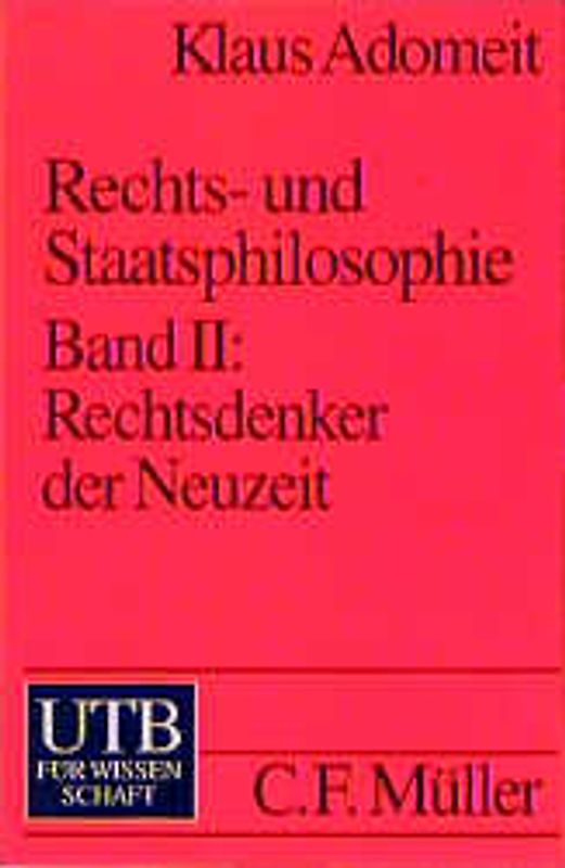 Rechts- und Staatsphilosophie