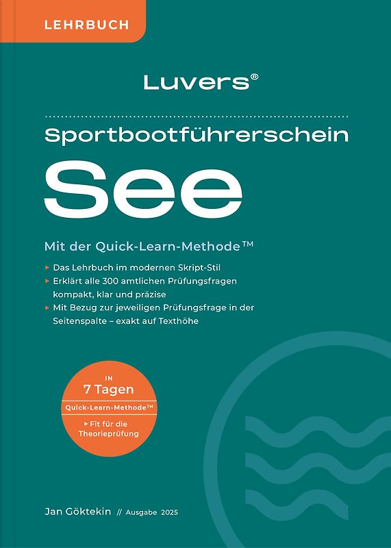 Luvers Sportbootführerschein See – Lehrbuch (2025)