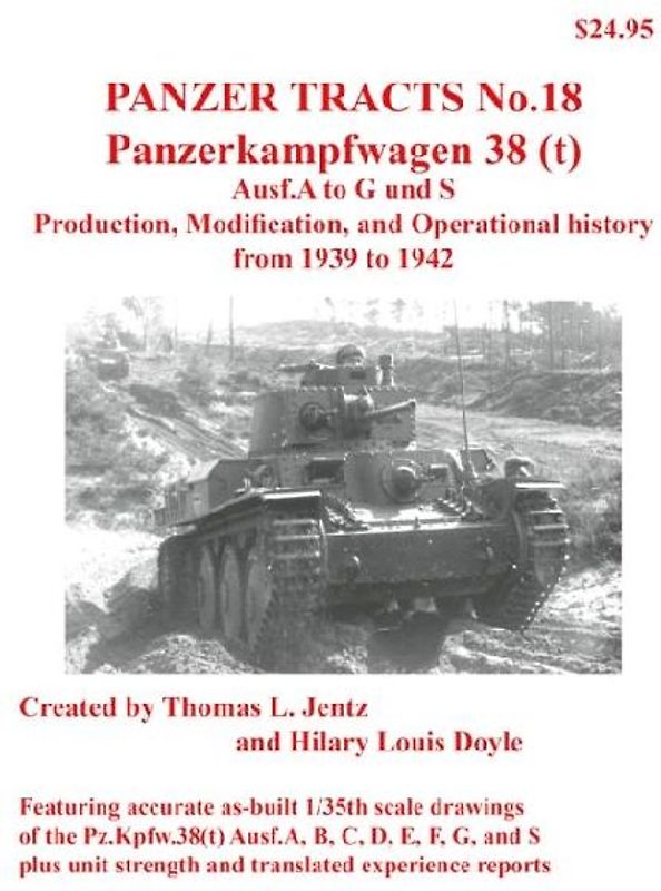 Panzer Tracts No.18: Panzerkampfwagen 38(t)