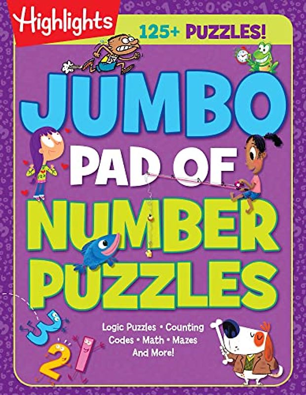 Jumbo Pad of Number Puzzles: 125+ Puzzles (Highlights Jumbo Books & Pads)