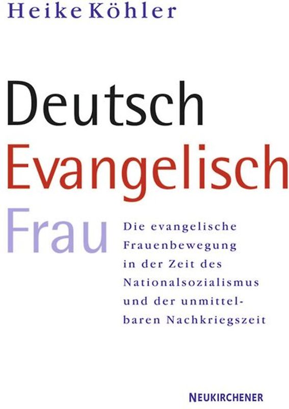Deutsch - Evangelisch - Frau