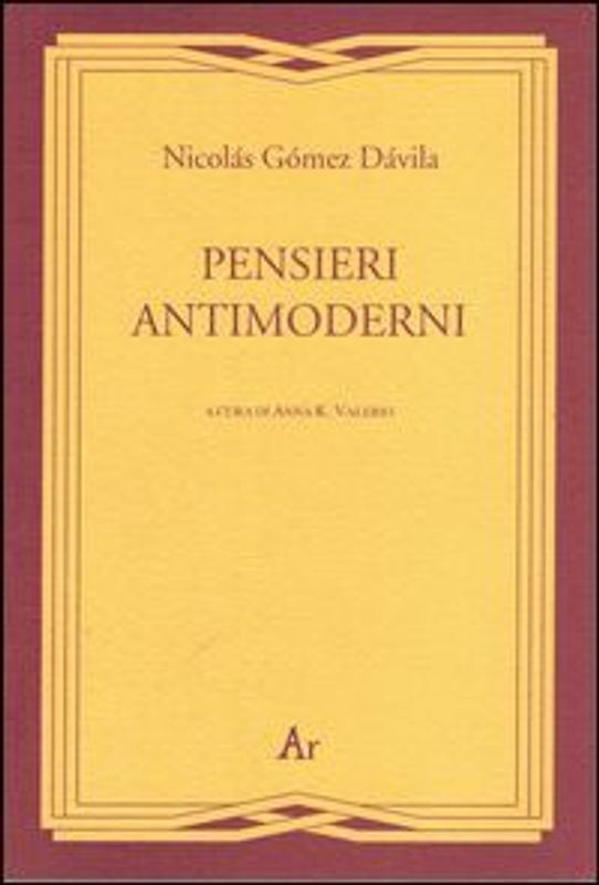 Pensieri antimoderni