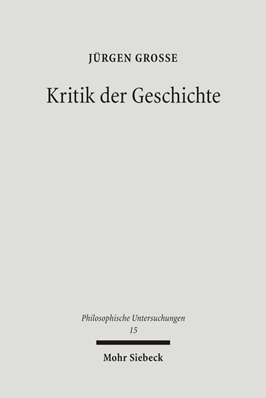 Kritik der Geschichte