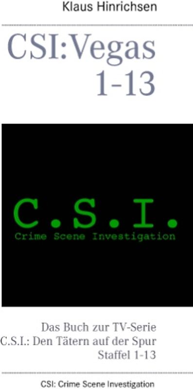 CSI: Vegas Staffel 1 - 13