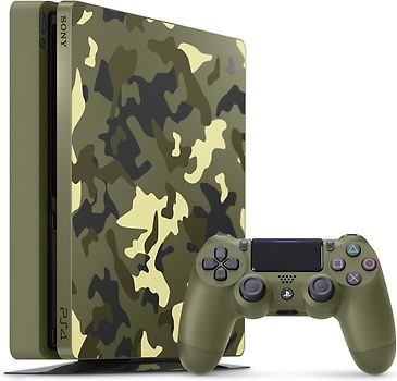 Sony PlayStation 4 slim 1 TB [Call of Duty WWII Special Edition incl. Wireless Controller, sans jeu] camouflage
