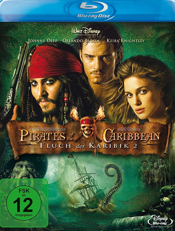 Pirates of the Caribbean - Fluch der Karibik 2 Blu-ray Disc