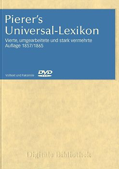 Digitale Bibliothek 115: Pierer's Universal-Lexikon - 4. Auflage 1857 - 1865 MacOS