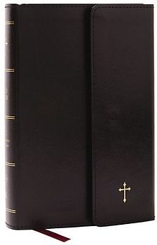 NKJV Compact Paragraph-Style Bible w/ 43,000 Cross References, Black Leatherflex w/ Magnetic Flap, Red Letter, Comfort Print: Holy Bible, New King James Version