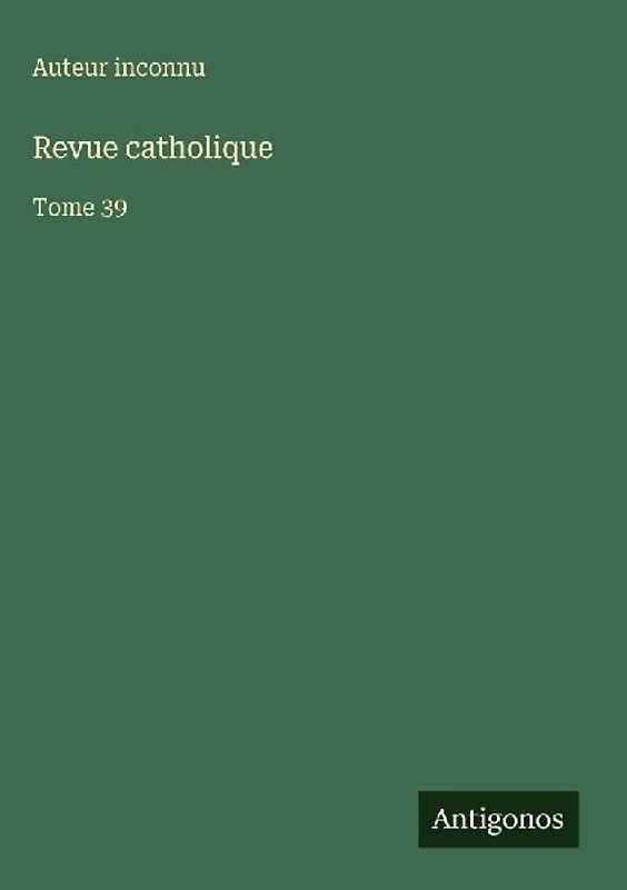 Revue catholique