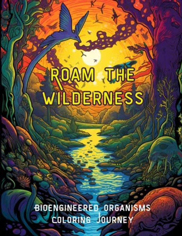 Roam The Wilderness: Bioengineered Organisms Coloring Journey: Mindfulness Coloring, Stress Relief, and Relaxation - A Whimsical Adult, Homes in Black ... Relax and Unwind | Mother’s Day, Thanksgiving
