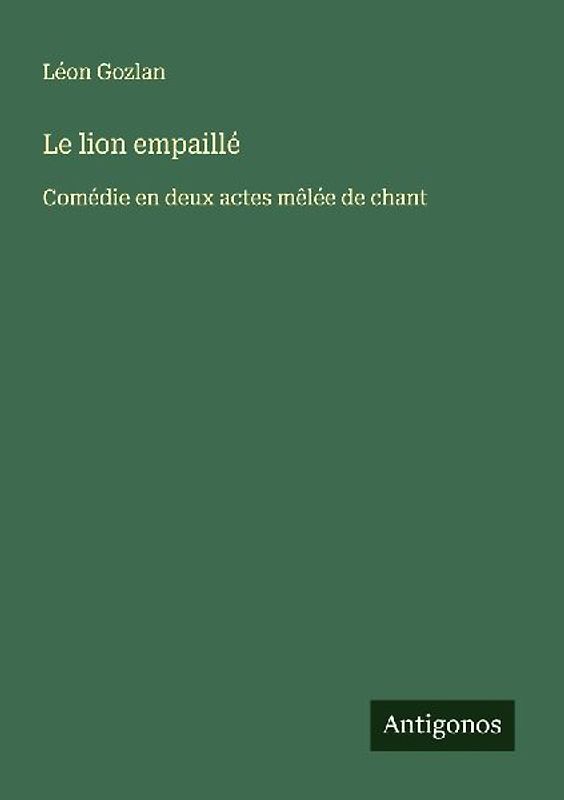 Le lion empaillé