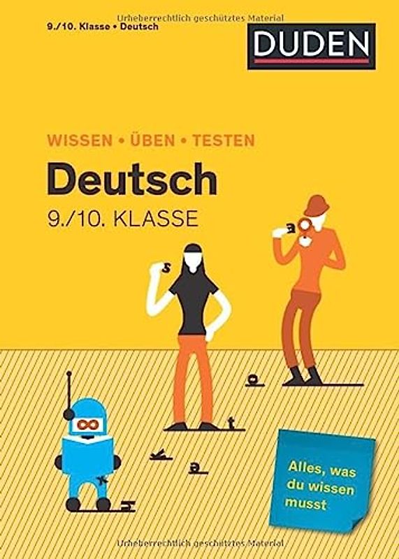 Wissen - Üben - Testen: Deutsch 9./10. Klasse