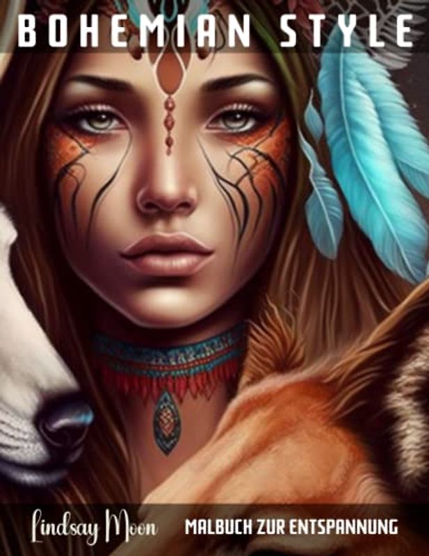 Bohemian Style Malbuch zur Entspannung: Ausmalbuch mit 50 Faszinierende Boho Motiven für Kinder und Erwachsene für mehr Kreativität, Ausgeglichenheit und Stressabbau