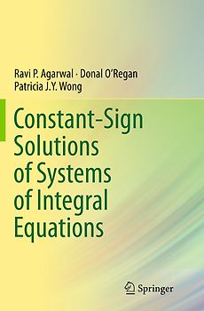 Constant-Sign Solutions of Systems of Integral Equations