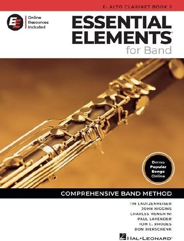 Essential Elements for Band - Eb Alto Clarinet Book 2 with Eei