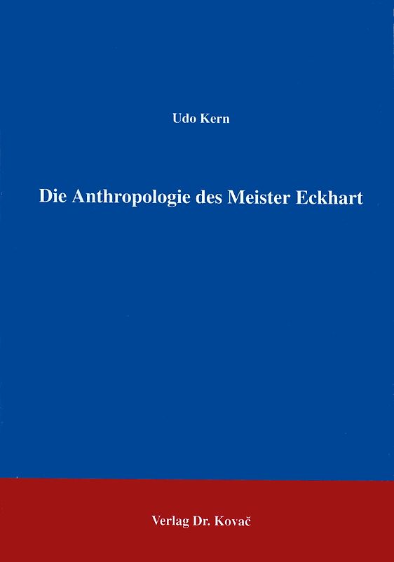 Die Anthropologie des Meister Eckhart